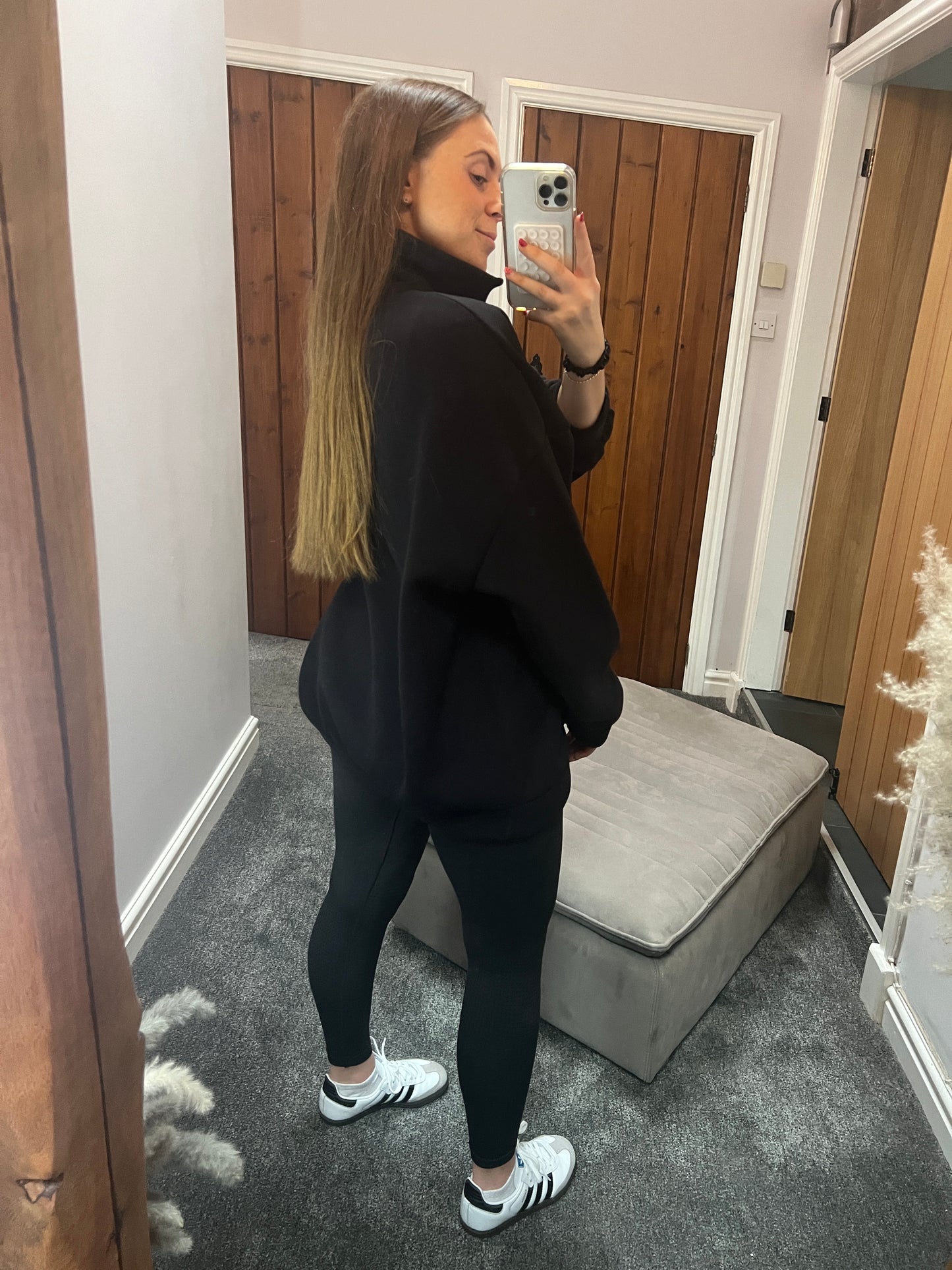 Black Oversized New York Jumper